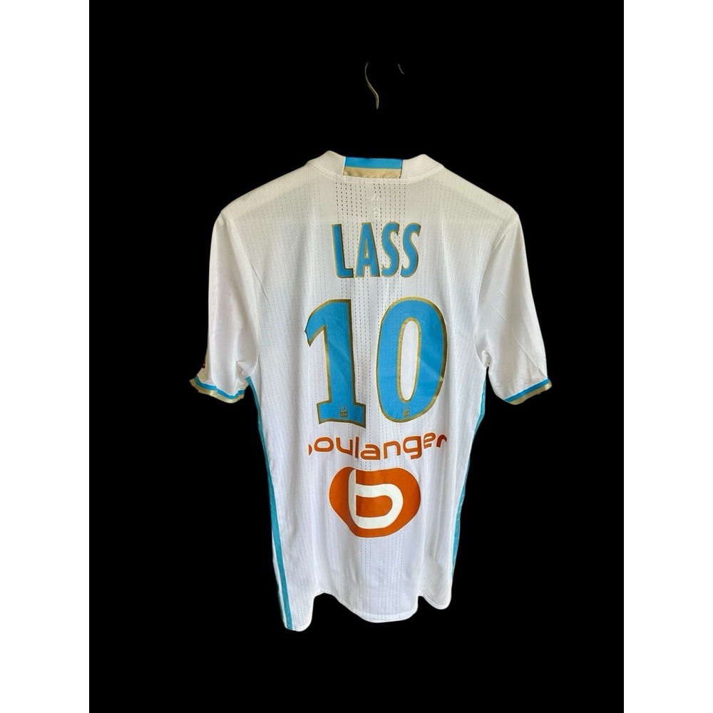 2016 Olympique Marseille‎ Signed Soccer Jersey #10 Lass Player Adidas Sz 6/ Med